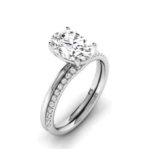 0.65-3.15 CT Round & Oval Cut Lab Grown Diamonds - Bridal Set