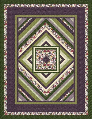 A Splash of Cream Quilt Pattern PS-1017 - Paper Pattern