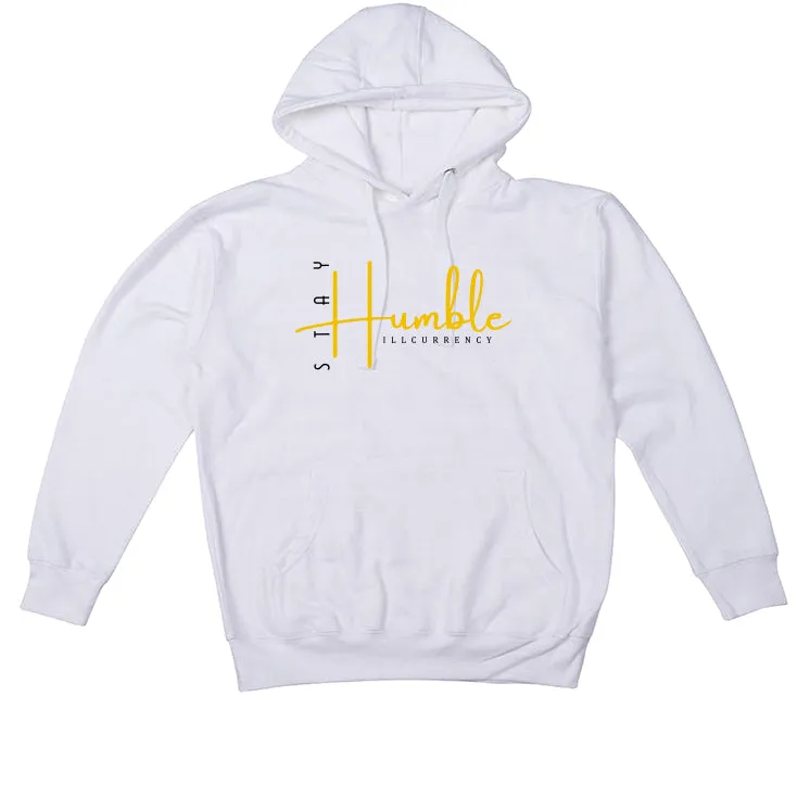 Air Jordan 1 High OG “Yellow Ochre” | illcurrency White T-Shirt (Stay Humble)