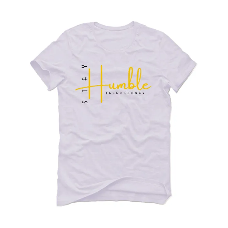 Air Jordan 1 High OG “Yellow Ochre” | illcurrency White T-Shirt (Stay Humble)
