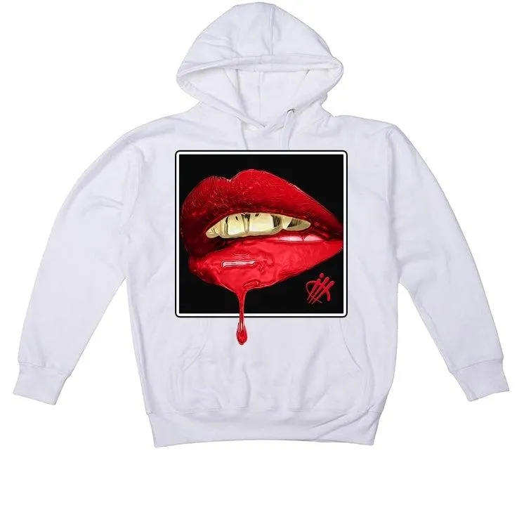 Air Jordan retro 11 high bred 2019 White T-Shirt (lipstick)