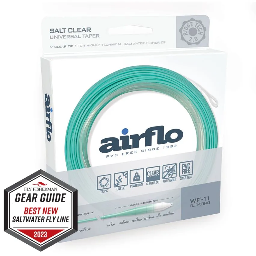 Airflo Superflo Ridge 2.0 Flats Universal Taper 9' Clear Tip