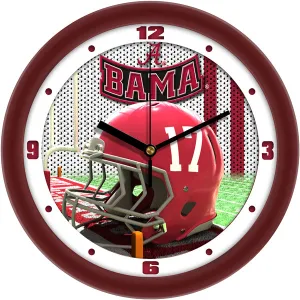 Alabama Crimson Tide Wall Clock - Football Helmet
