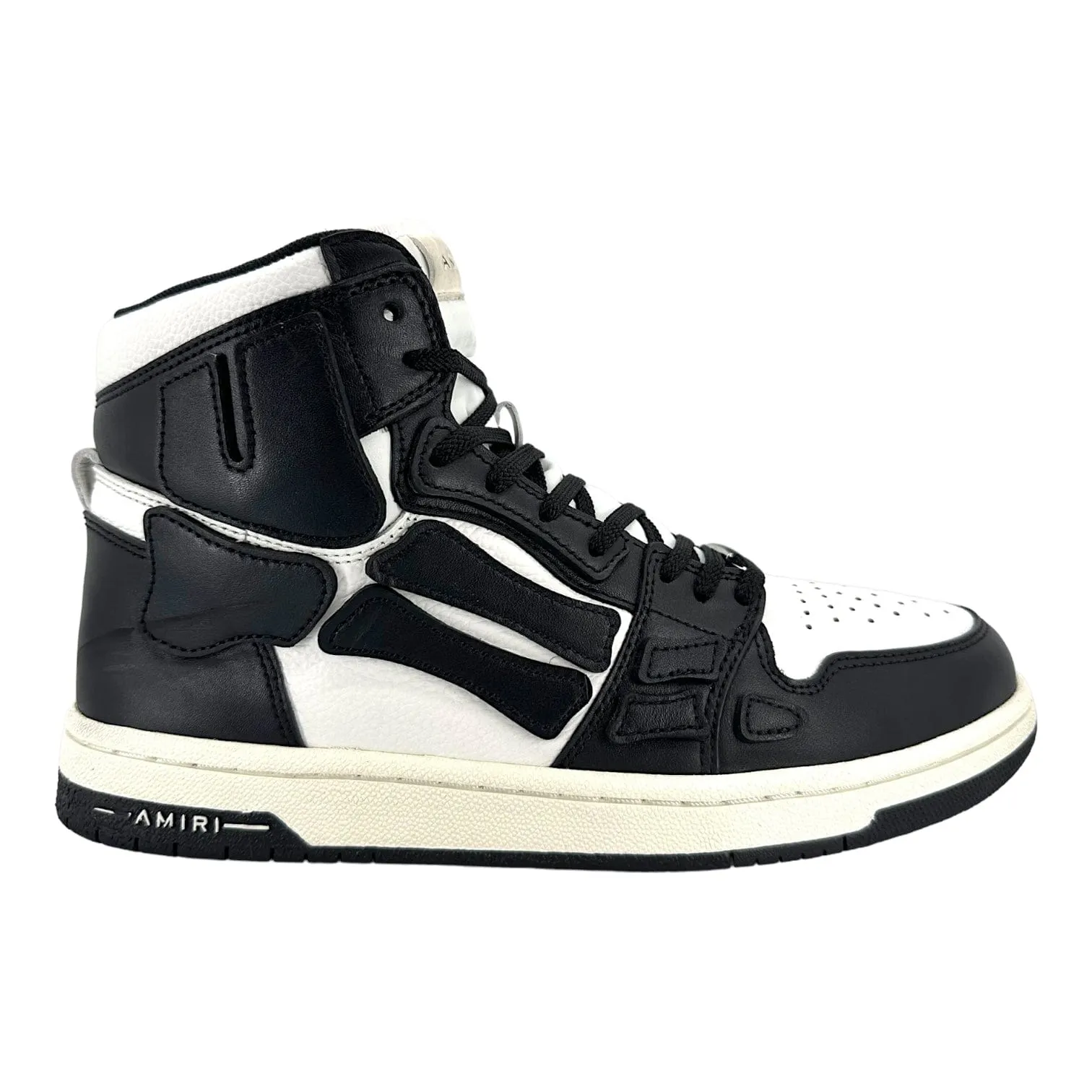 Amiri Skel Top Sneaker High Black White Pre-Owned