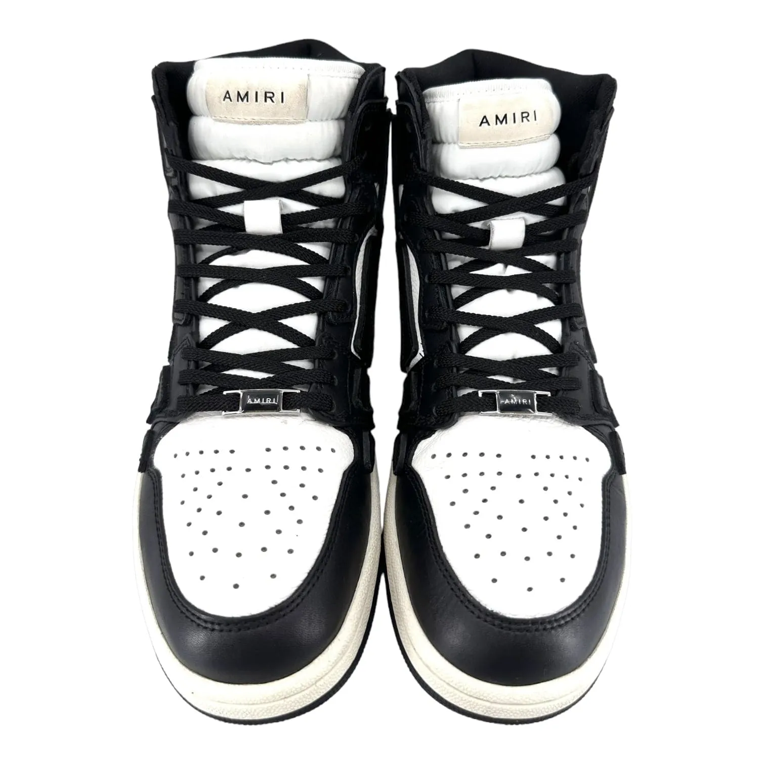 Amiri Skel Top Sneaker High Black White Pre-Owned