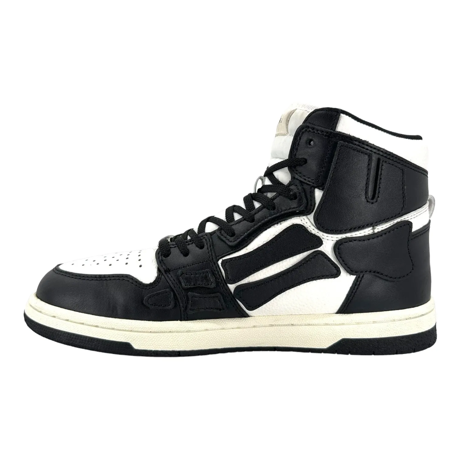 Amiri Skel Top Sneaker High Black White Pre-Owned