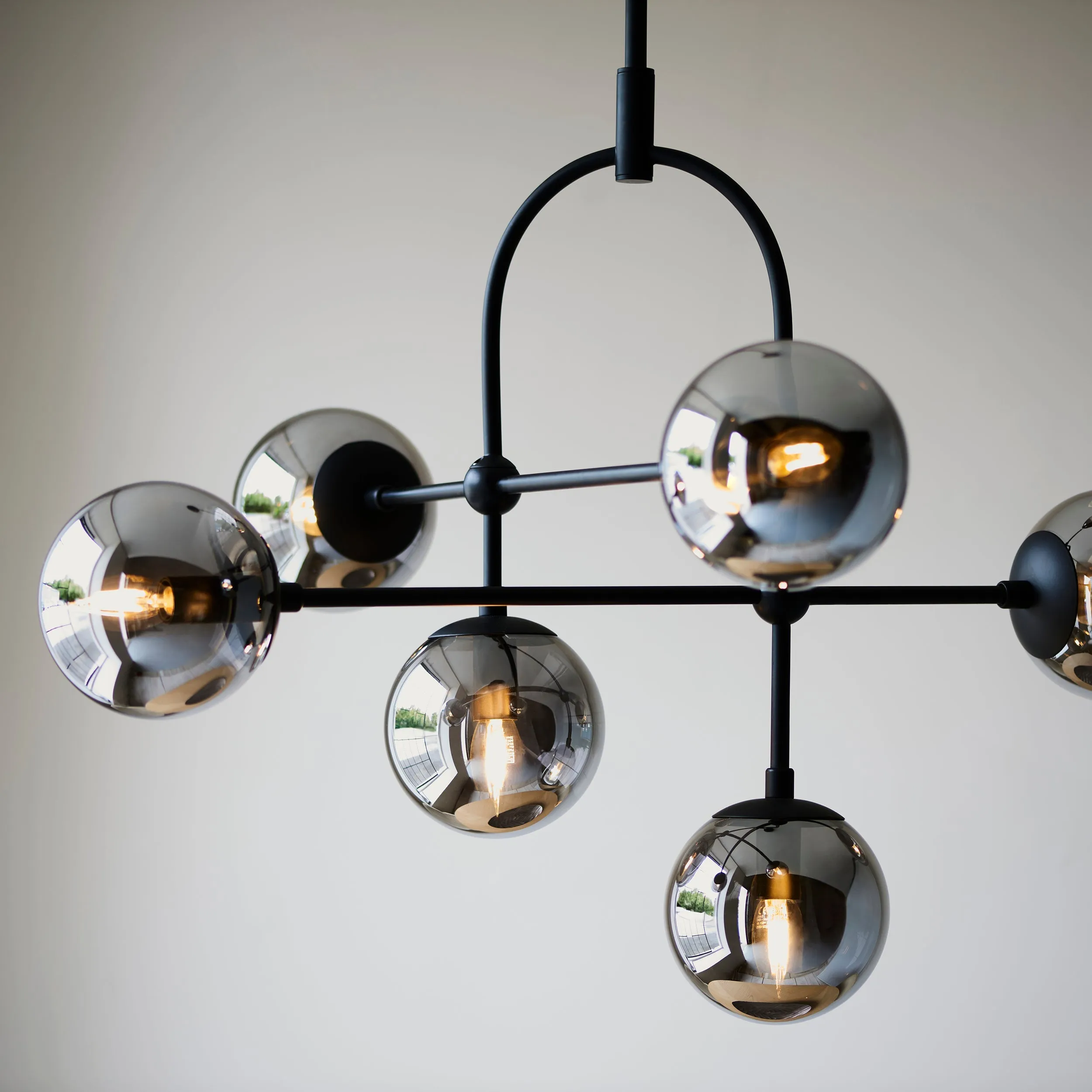 Amos Penthouse Pendant Chandelier Black