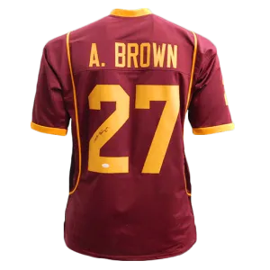 Antonio Brown Autographed Maroon College Football Jersey (JSA)