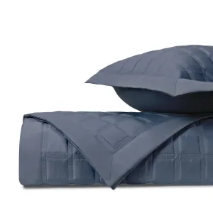 Athens Quilted Stone Blue by Home Treasures