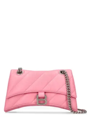 Balenciaga   Small Crush chain quilted leather bag 