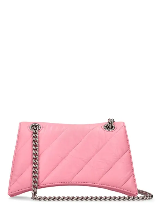 Balenciaga   Small Crush chain quilted leather bag 
