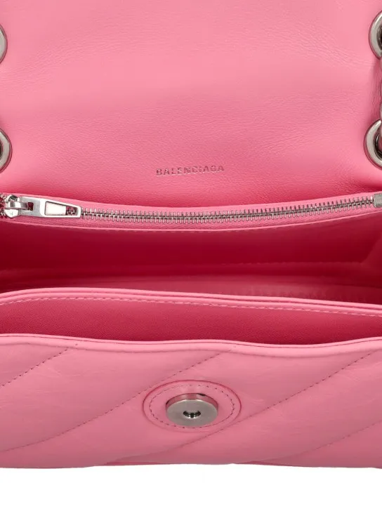 Balenciaga   Small Crush chain quilted leather bag 