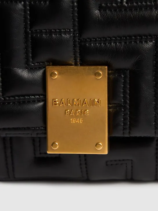Balmain   Mini 1945 quilted leather bag 