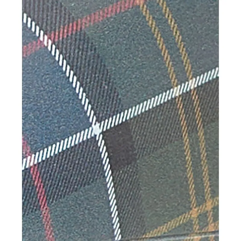 Barbour Tartan Mens Beach Slider - Black