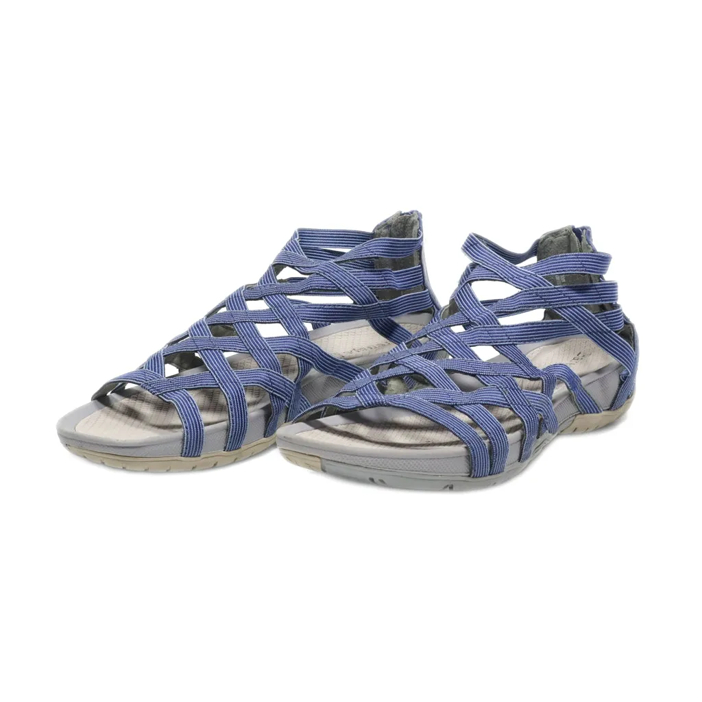 Baretraps Flat Sandals Fabric Blue Colour For Women