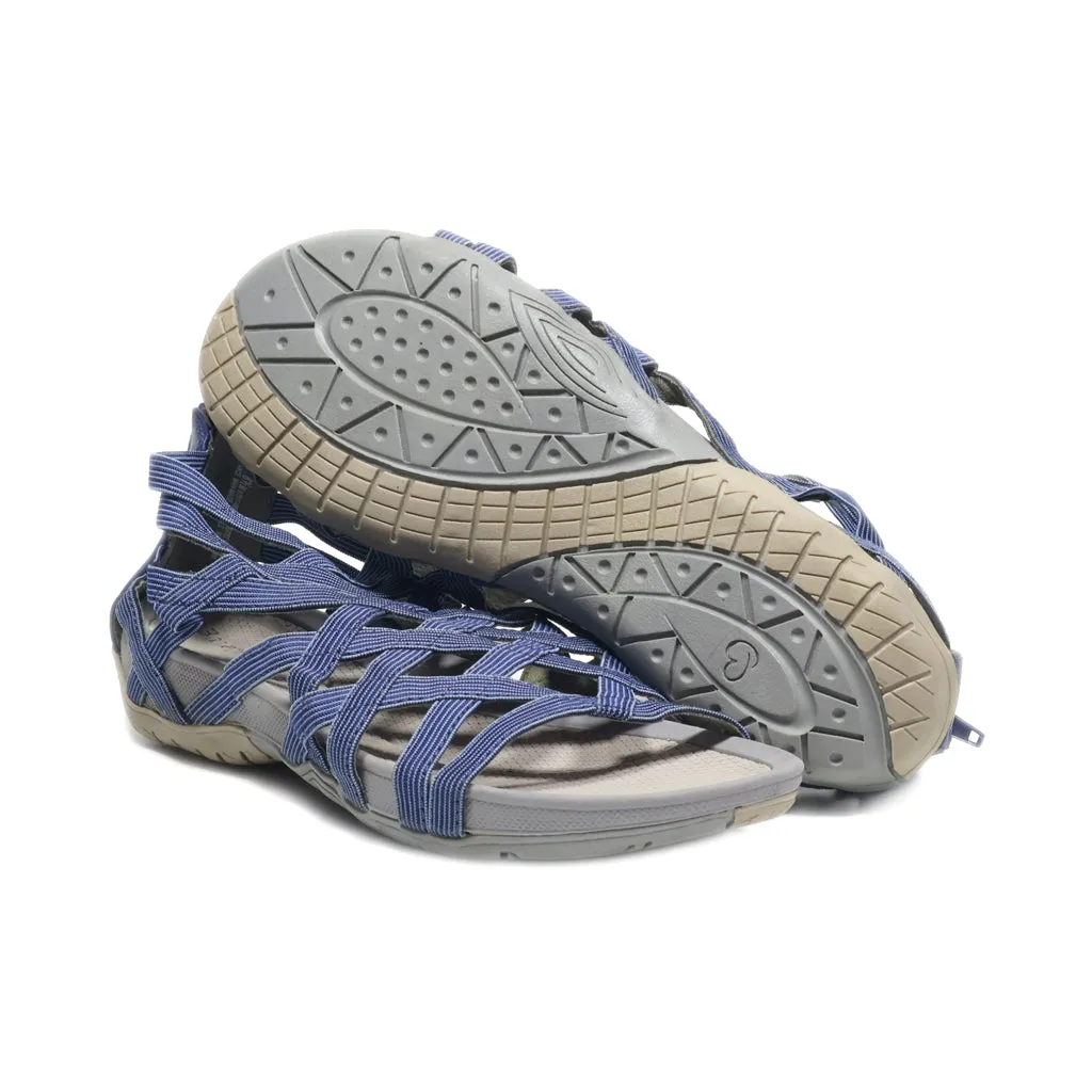 Baretraps Flat Sandals Fabric Blue Colour For Women