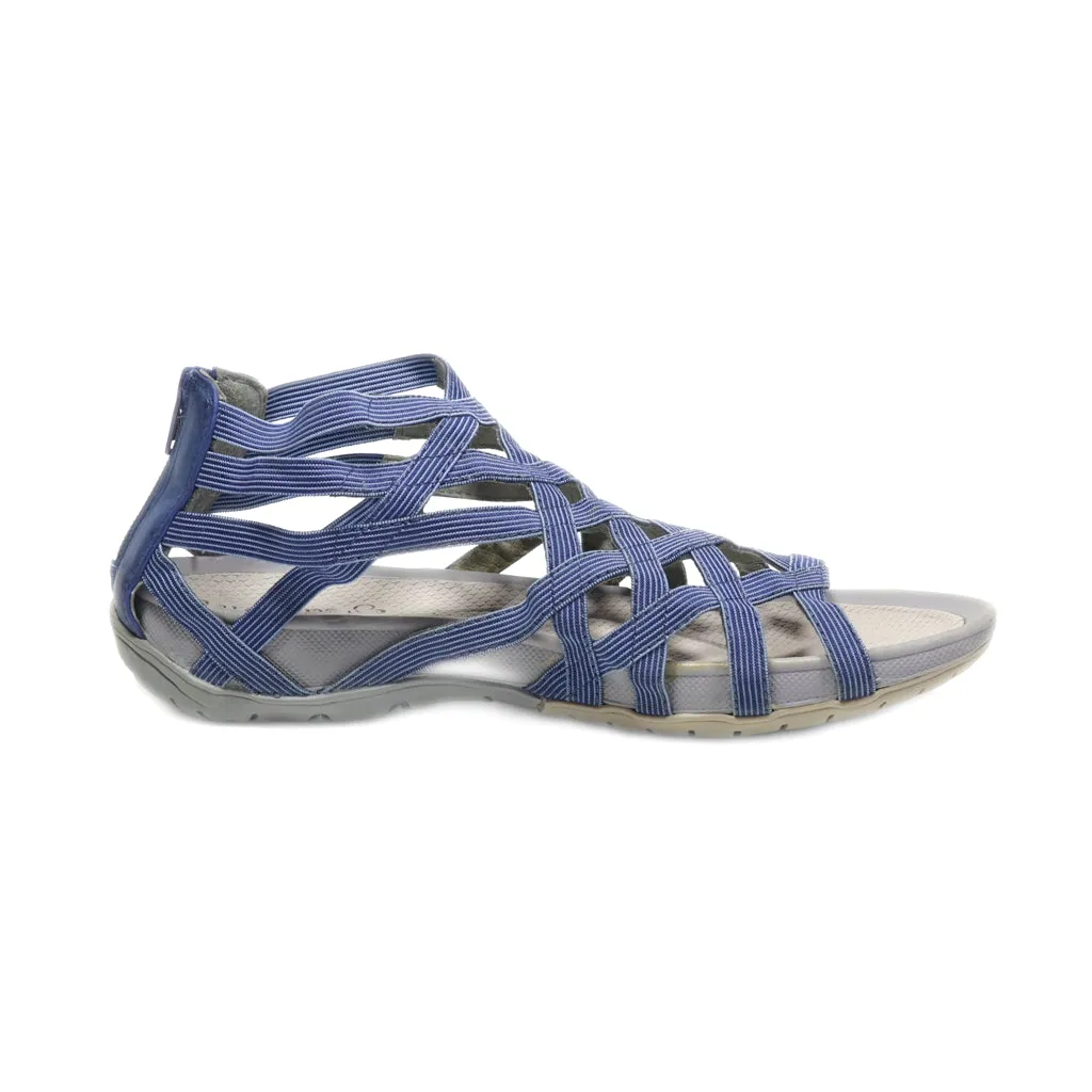 Baretraps Flat Sandals Fabric Blue Colour For Women