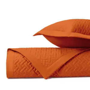 Basketweave Quilted Clementine by Home Treasures