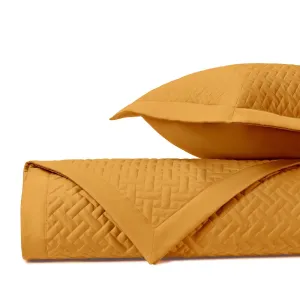 Basketweave Quilted Marigold by Home Treasures