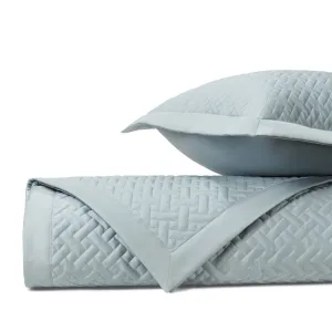 Basketweave Quilted Sion Blue by Home Treasures
