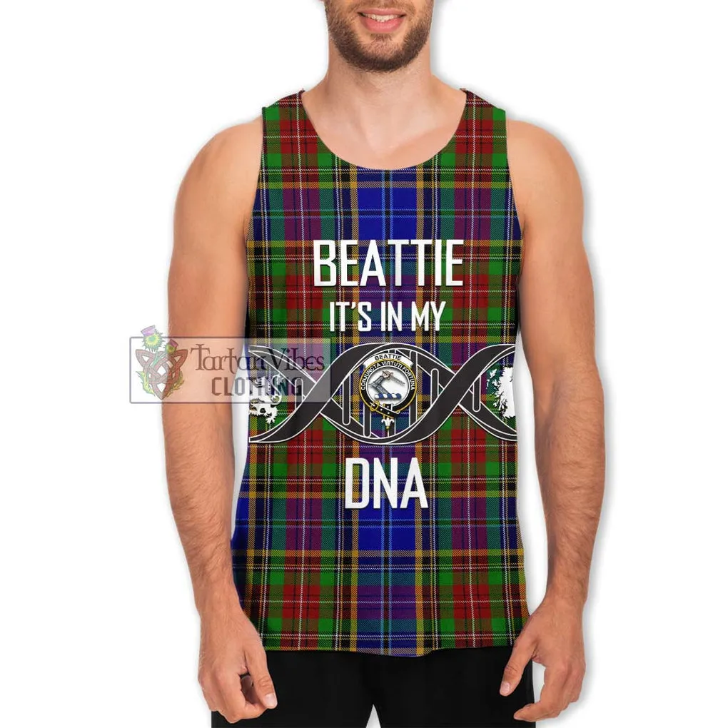 Beattie Tartan Men's Tank Top with Family Crest DNA In Me Style