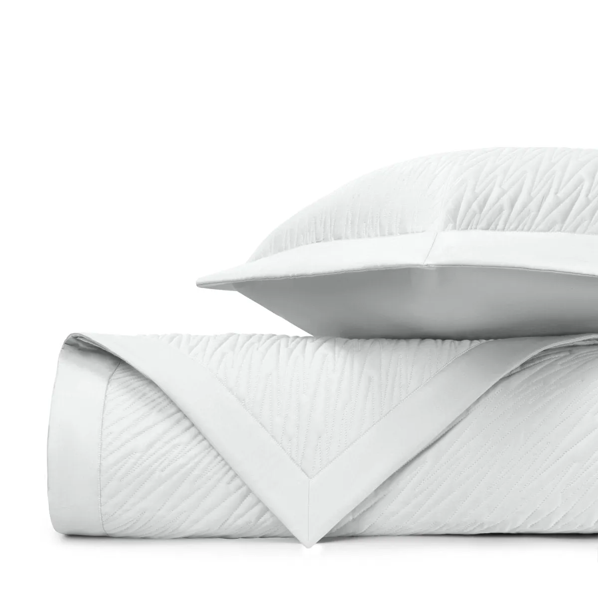 Blaze Quilted White by Home Treasures