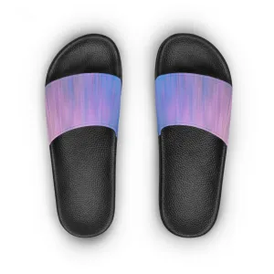 Blue & Purple Metalic - Inovax Women's Slide Sandal