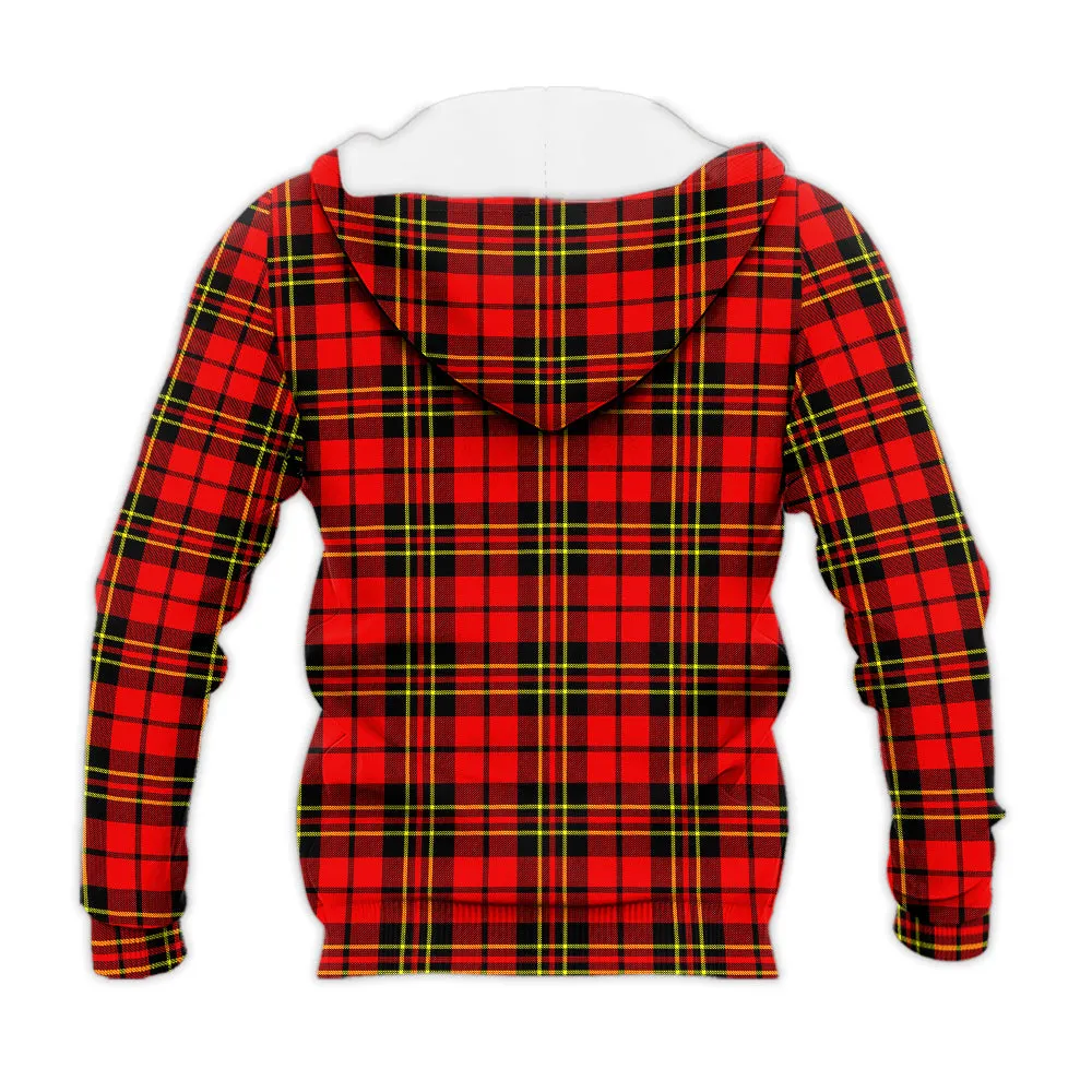 Brodie Modern Tartan Knitted Hoodie