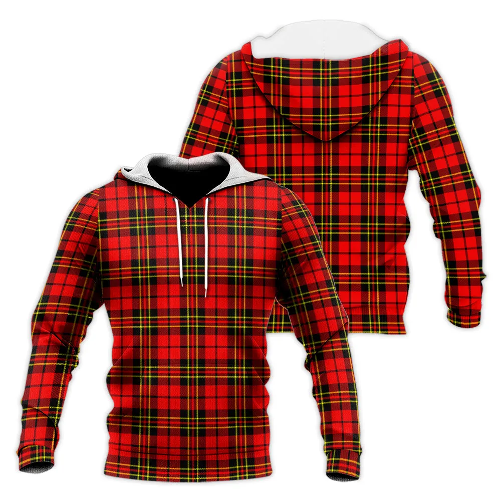 Brodie Modern Tartan Knitted Hoodie