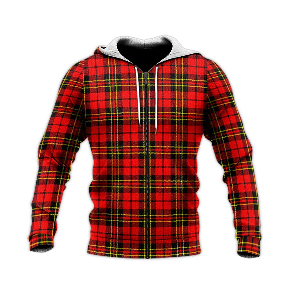 Brodie Modern Tartan Knitted Hoodie
