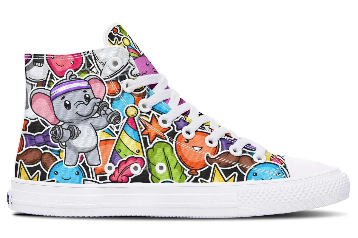 Cartoon Fit Elephant