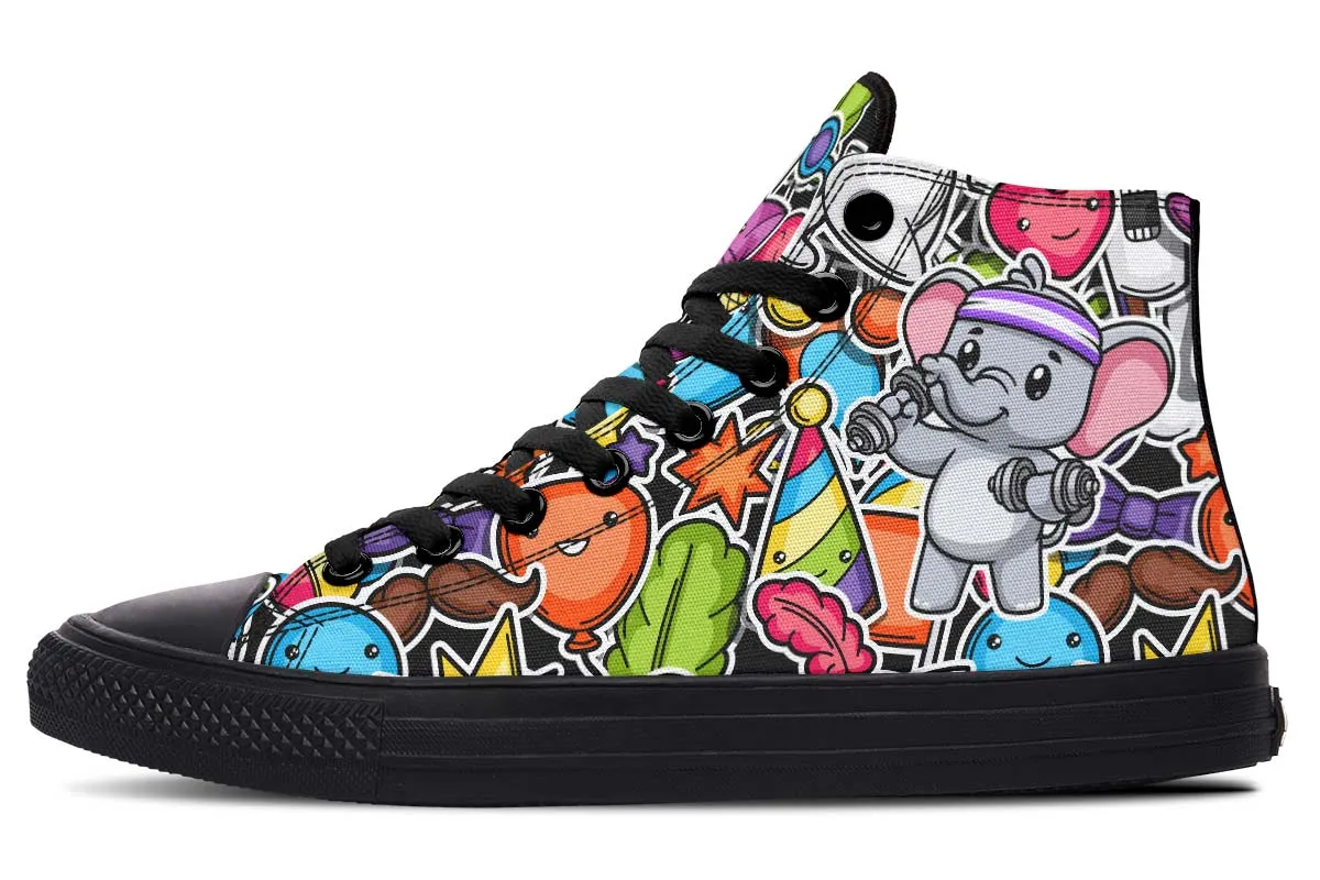 Cartoon Fit Elephant