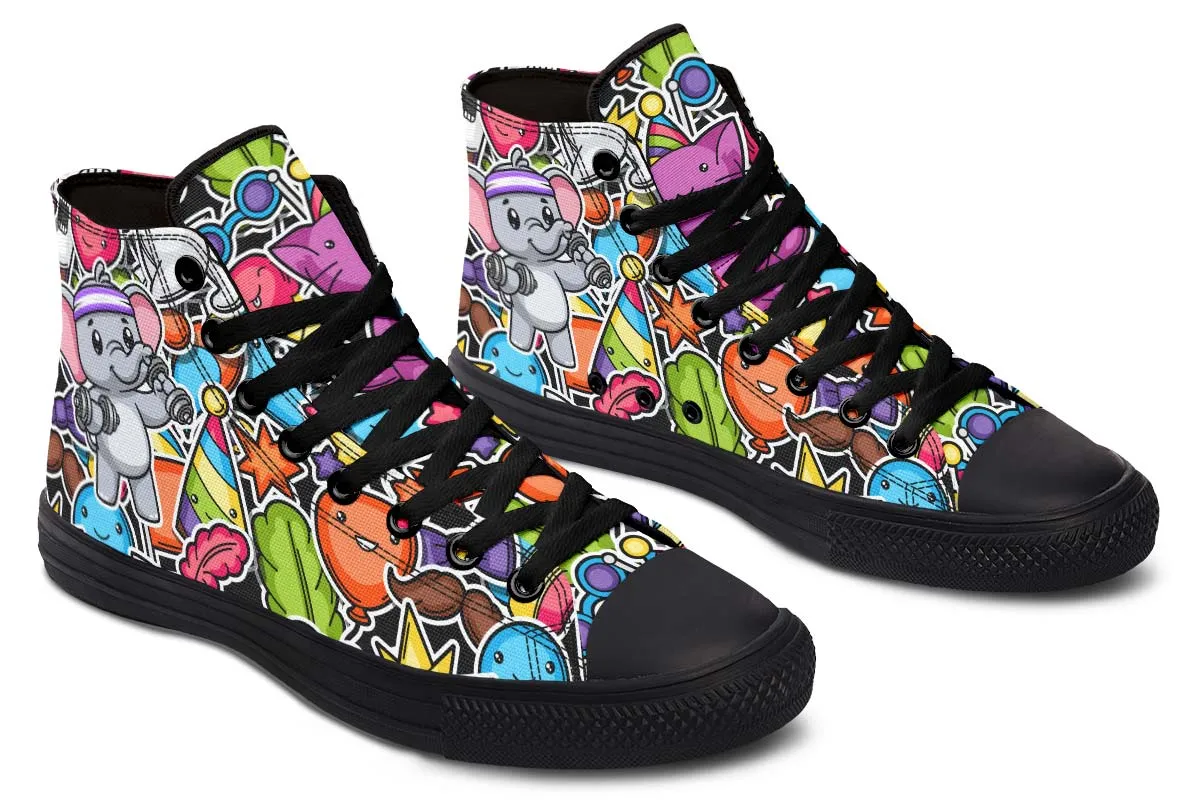 Cartoon Fit Elephant