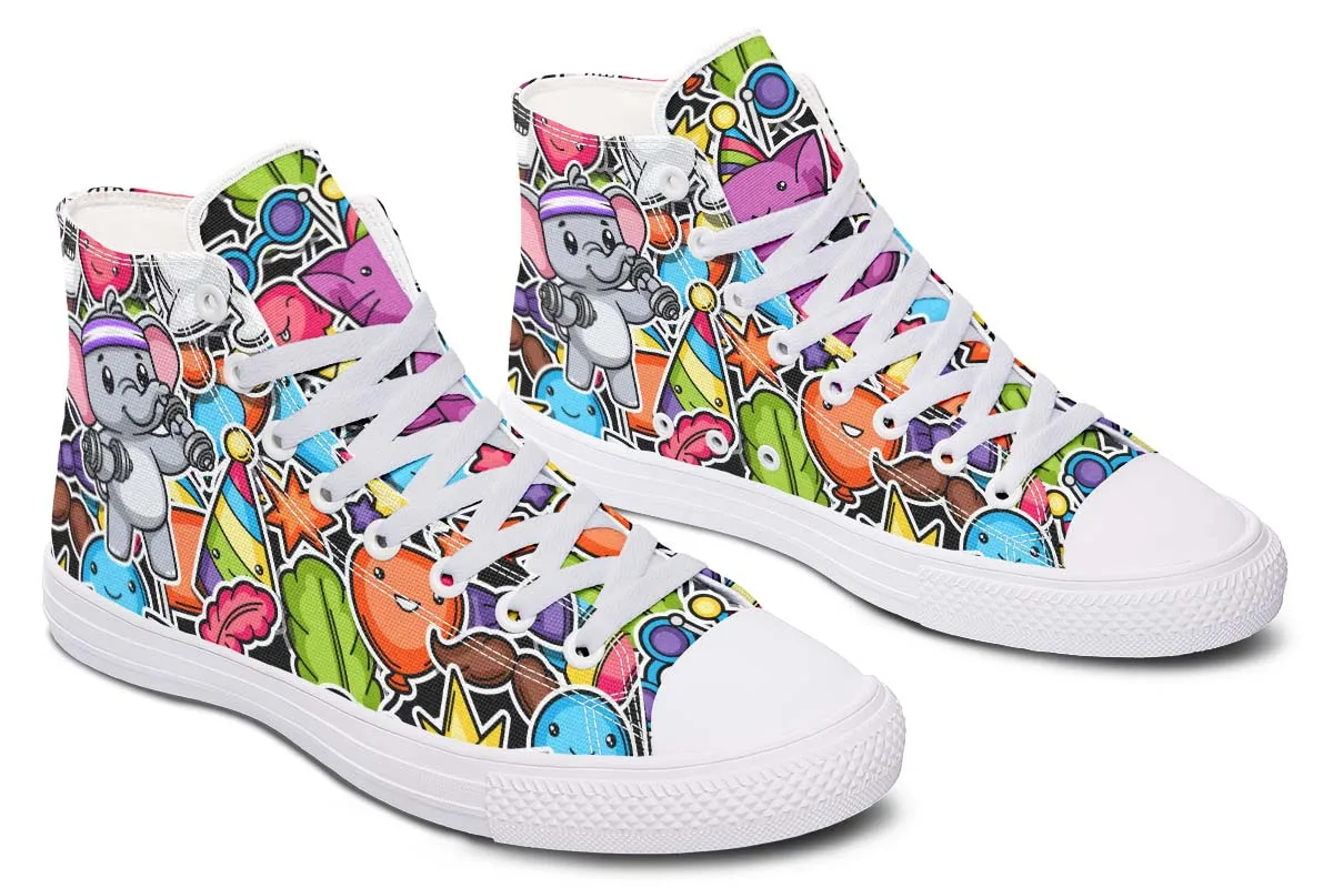 Cartoon Fit Elephant