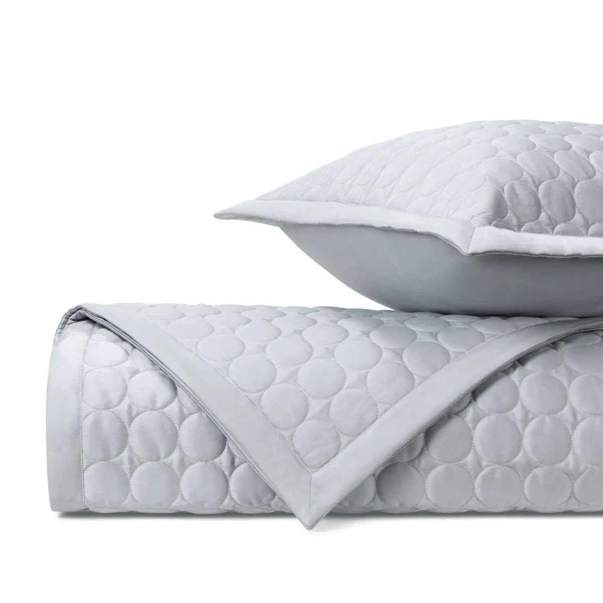 Cleo Quilted Blue Gray by Home Treasures