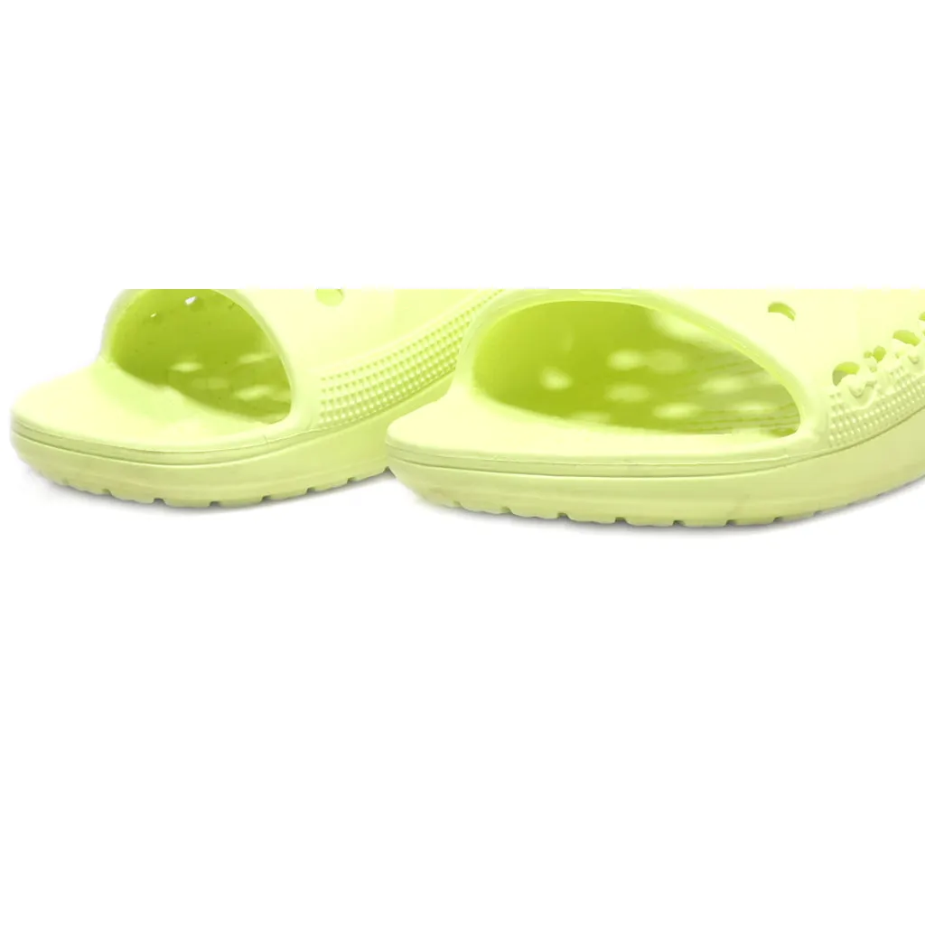 Crocs Baya Sliders Canvas Green Colour For Men