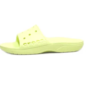 Crocs Baya Sliders Canvas Green Colour For Men