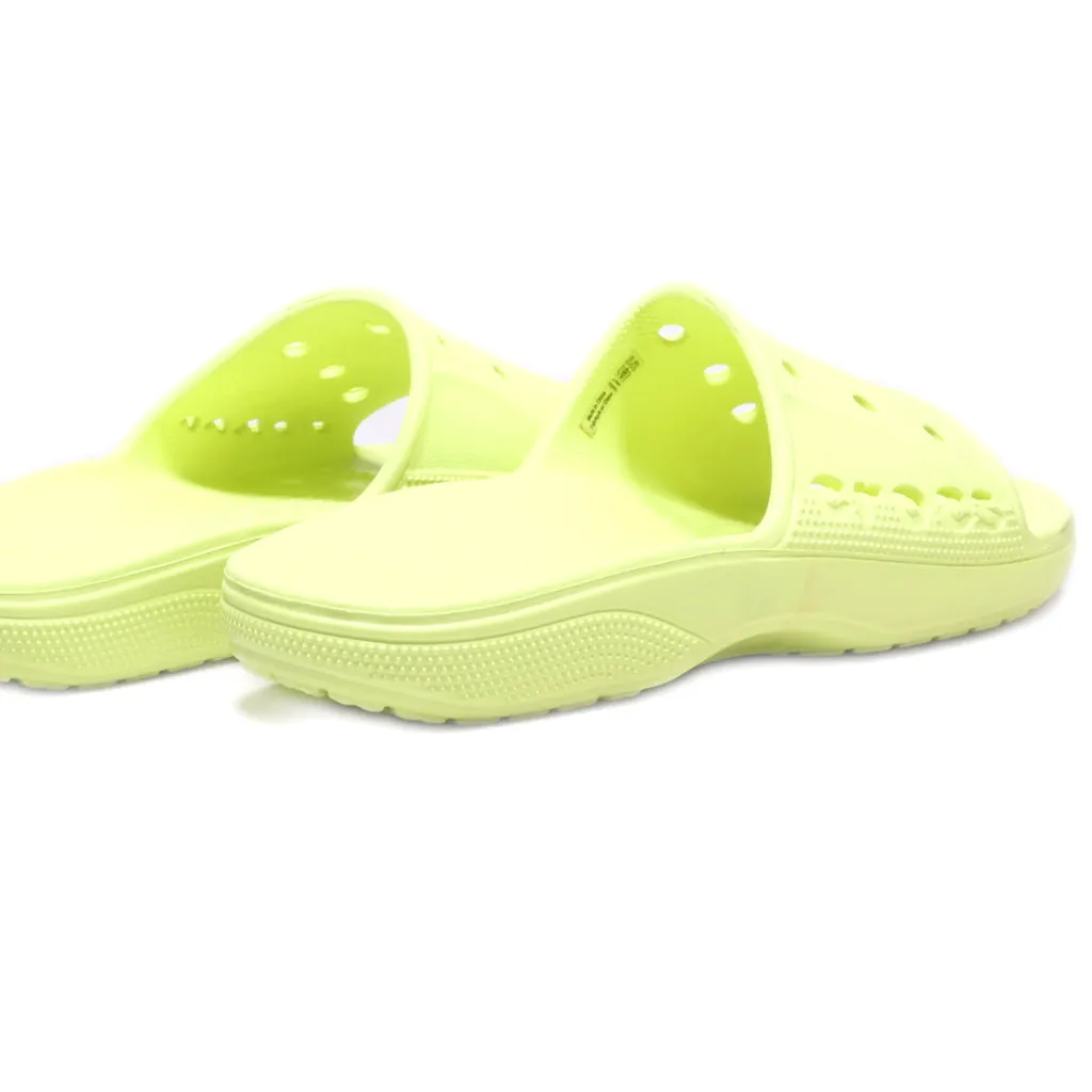 Crocs Baya Sliders Canvas Green Colour For Men