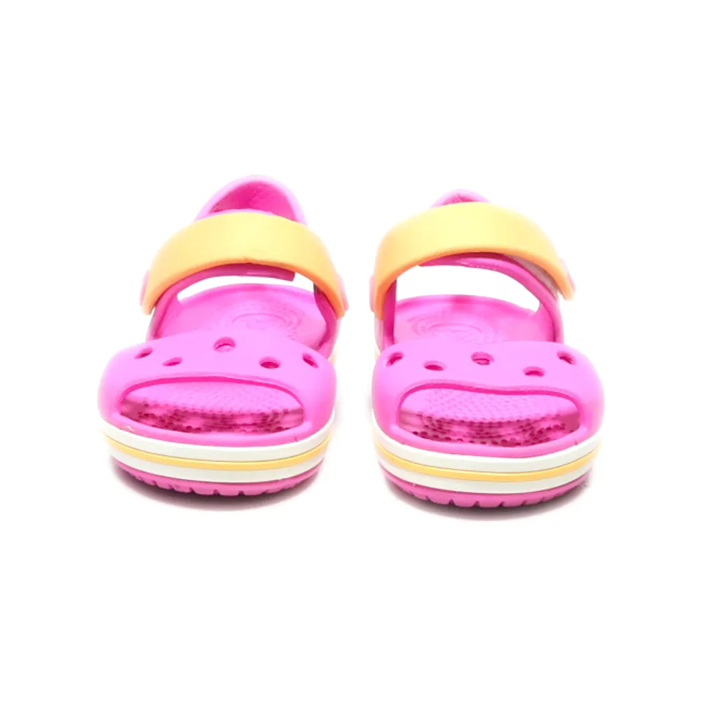 Crocs Beach Sandals Walkers Rubber Pink Colour For Kids