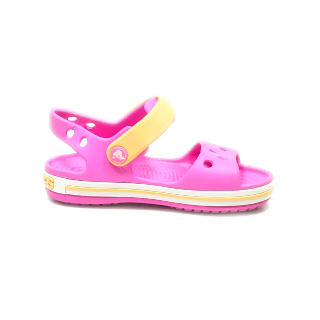 Crocs Beach Sandals Walkers Rubber Pink Colour For Kids