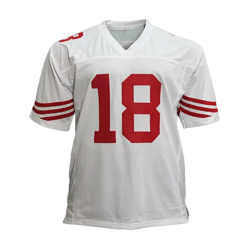 Dante Pettis Autographed Football Pro Style Jersey White (JSA)