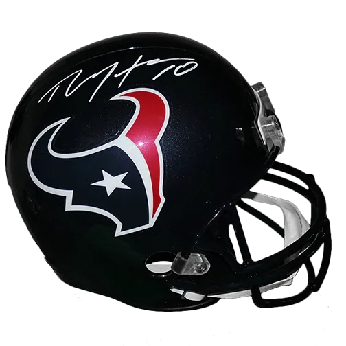 DeAndre Hopkins Autographed Houston Texans Full Size Football Helmet (JSA)