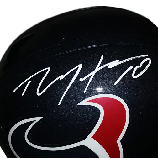 DeAndre Hopkins Autographed Houston Texans Full Size Football Helmet (JSA)