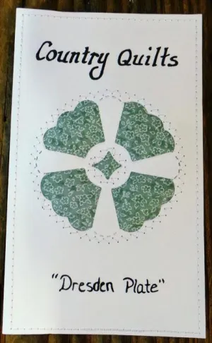 Dresden Plate Quilted Card