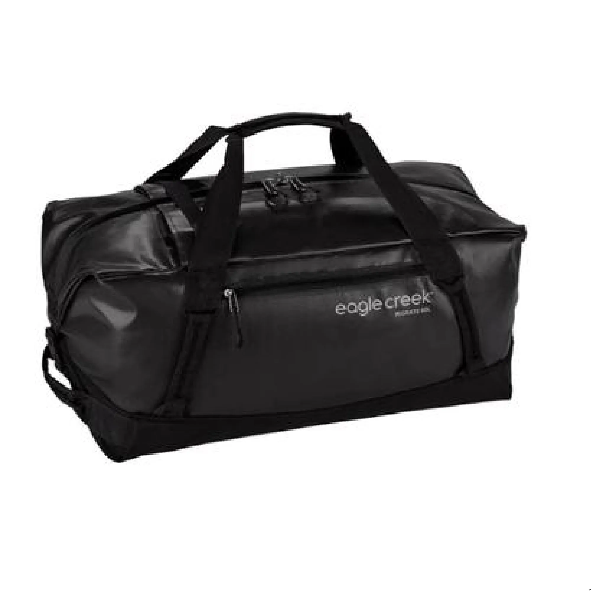 Eagle Creek EC0A5EJY Migrate 60L Travel Backpack Duffle Bag with Tuck-Away Backpack Straps, Full-Access Wide Mouth Opening & Seamless Bottom Bathtub Construction, Black