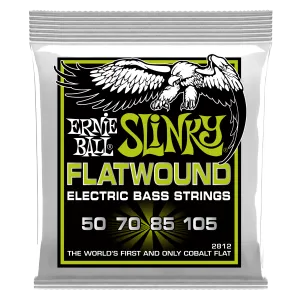 Ernie Ball Regular Slinky Flatwound Electric Bass Strings - 50-105 Gauge