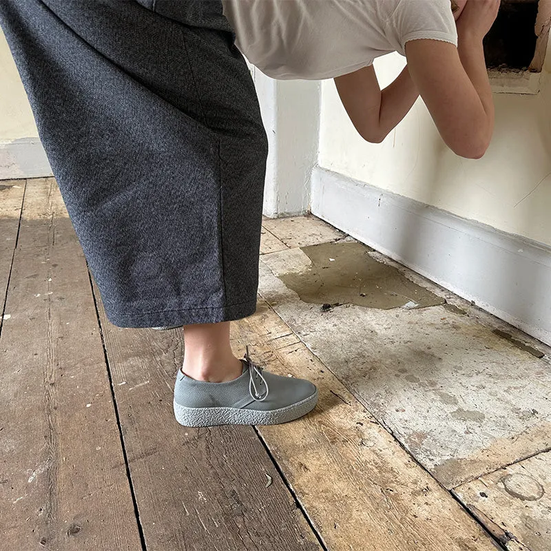 GEEK PLATFORM Stone | Leather Wedge