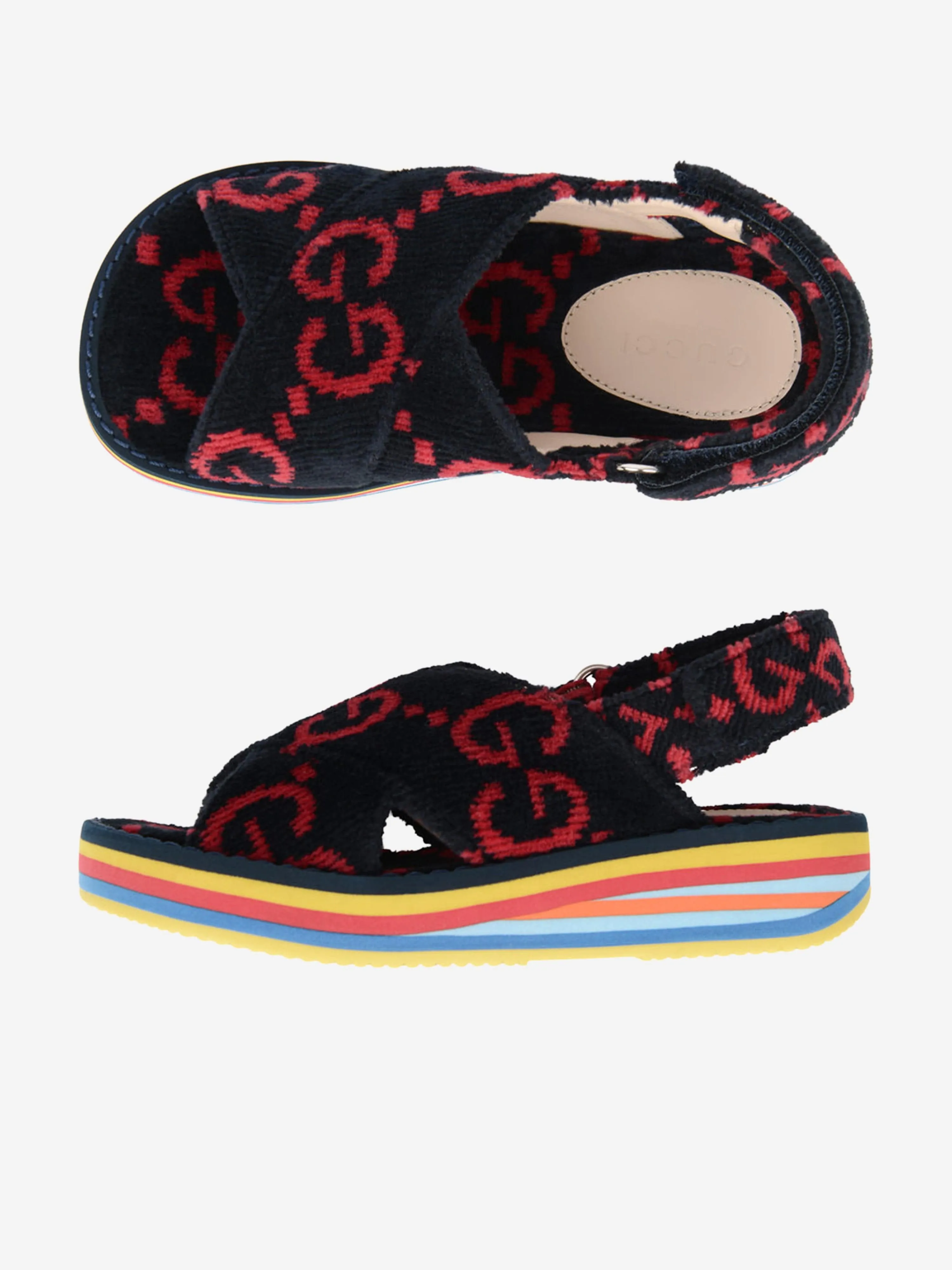Gucci Kids Sandals - Terry Cloth Sandals
