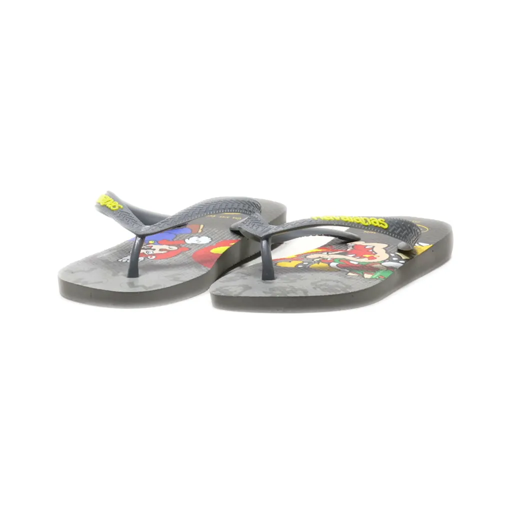 Havaianas Flat Sandals Eva Grey Colour For Kids