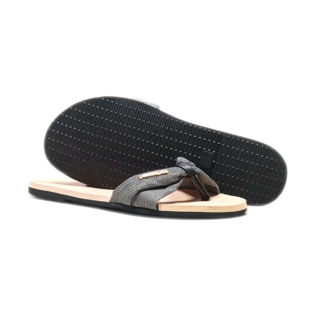 Havaianas Sliders Fabric Grey Colour For Women